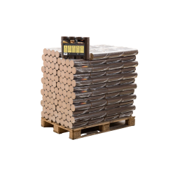 Briquettes 100% Hêtre Premium - 960kg (96 sacs de 10 kg)