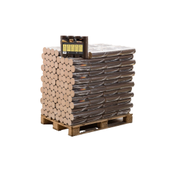 Briquettes 100% Hêtre Premium - 960kg (96 sacs de 10 kg)