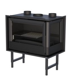 Insert à bois 2 faces ventilé canalisable - BRONPI Paris 70 ED 11 kW