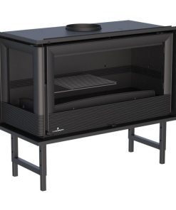 Insert à bois 2 faces ventilé canalisable - BRONPI Paris 90 EI 13 kW