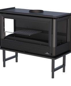 Insert à bois 3 faces ventilé canalisable - BRONPI Paris 90 3C 13 kW