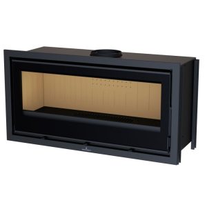Insert à bois canalisable raccordable - BRONPI Cairo 110 15 kW