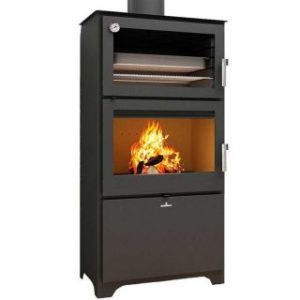Insert à bois raccordable avec four - BRONPI Murano - E 14 kW