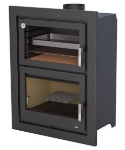 Insert à bois raccordable avec four - BRONPI Murano - E 14 kW