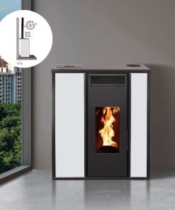PACK : Poêle à granules étanche + Kit ventouse - INTERSTOVES Tessa Concentrique 10 kW