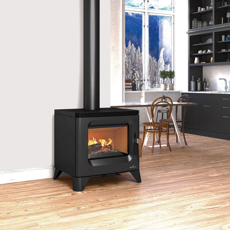 Poêle à bois raccordable - BRONPI Orly 6 kW