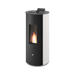 Poêle à granules rond étanche - EVA CALOR Manola 8 kW
