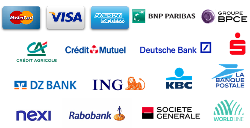 Icônes de paiement sécurisé